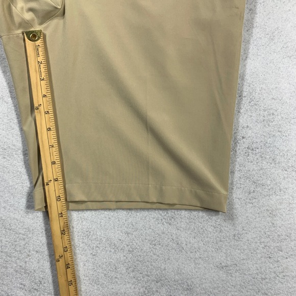 Adidas Ultimate 365 Golf Shorts Mens 38 Khaki Stretch Lightweight Performance - Picture 7 of 10
